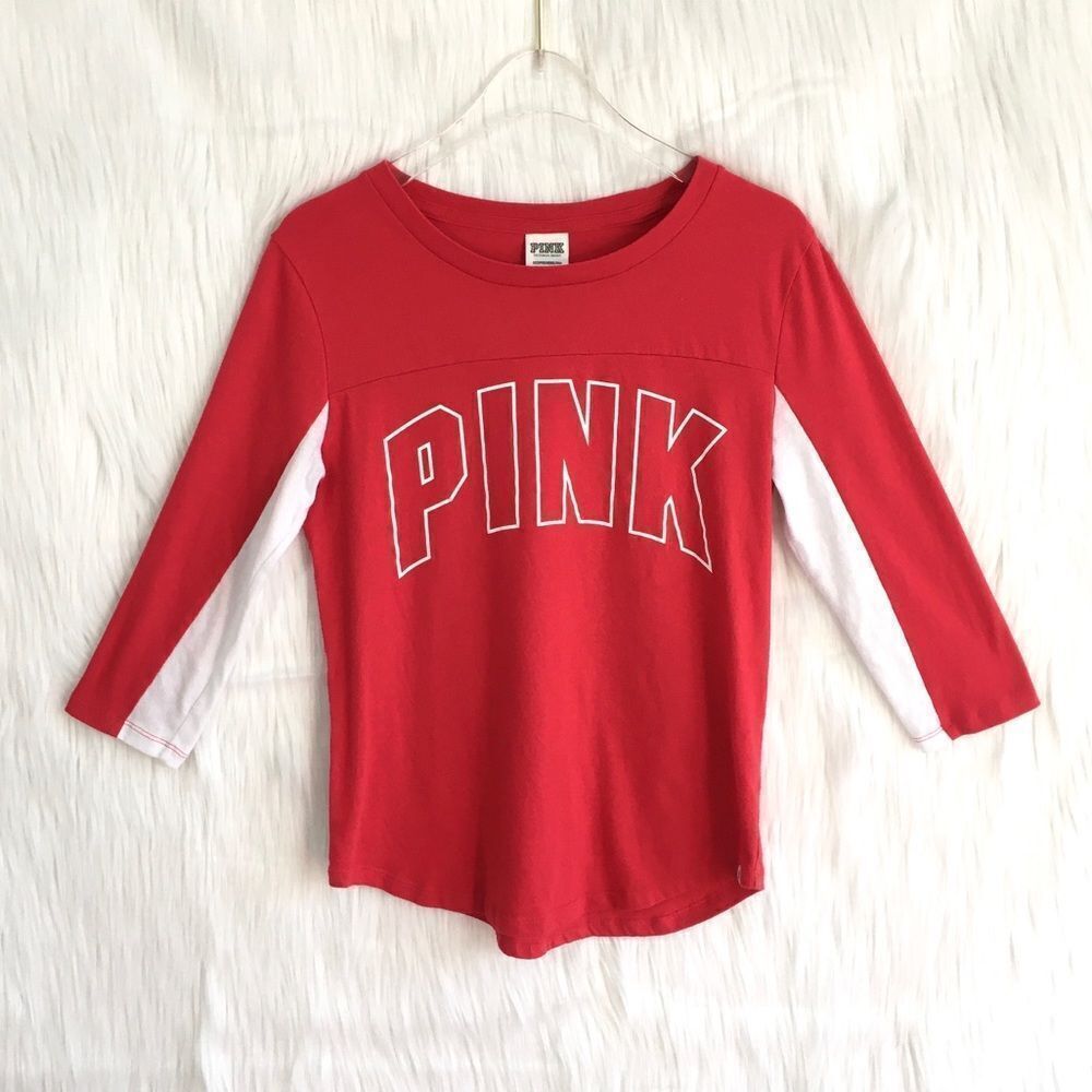 🔃Victoria's Secret PINK 3/4 Long Sleeve Shirt
